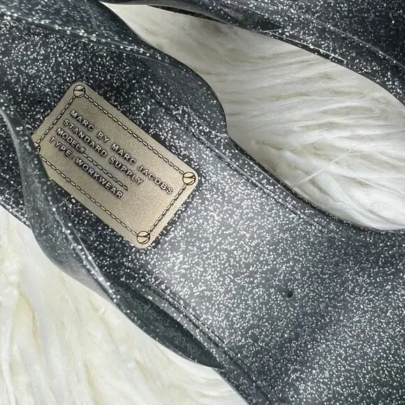Marc by Marc JacobsJelly Sparkle Slingback SandalSize 6